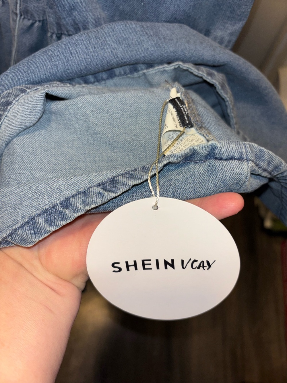 SHEIN curve jean dress plus size 3X(NWT) - Picture 6 of 7